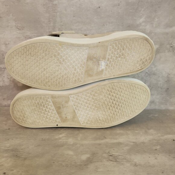 BUSCEMI 40MM BOW Suede Slip On Trainers Lock Sneakers EU 40 US 10 - Picture 8 of 13